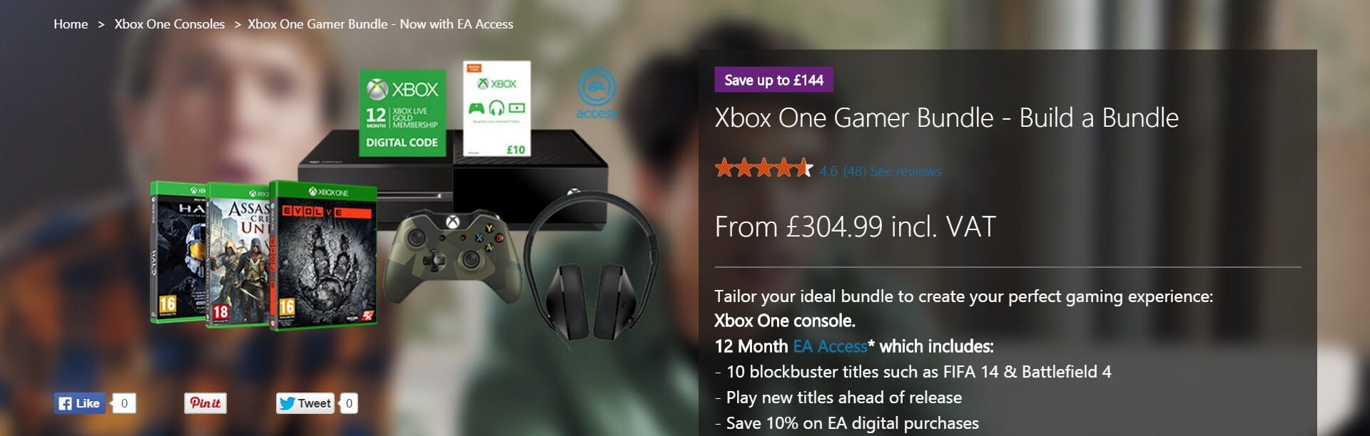 Xbox One Gamer Bundle
