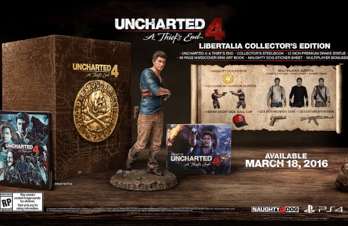 Uncharted 4 Special Editions
