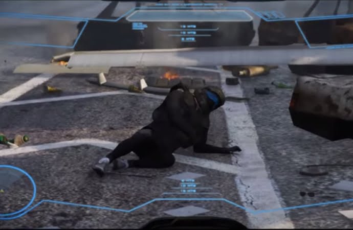 Halo 5 trailer in GTA V editor