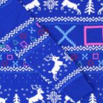 Best gaming Christmas Jumpers – blue PlayStation 03