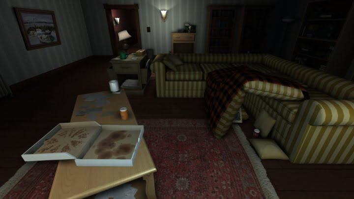 Gone Home living room screenshot