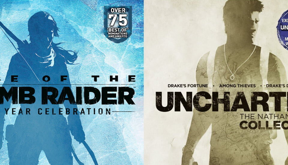 Tomb Raider 20 Year Celebration box art Uncharted Collection
