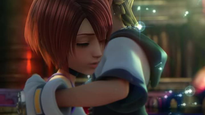 Kingdom Hearts Sora and Kairi
