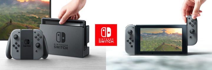Nintendo Switch - Docked and Undocked