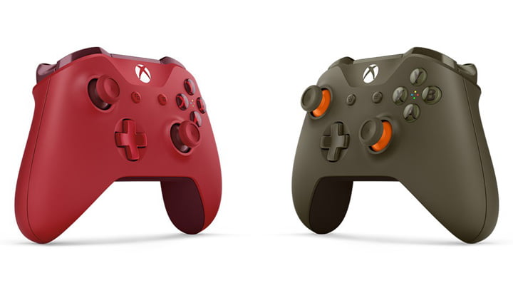 Xbox One Wireless Controller - Red and Green/Orange.