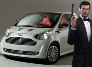 Bond with Aston Martin Cygnet