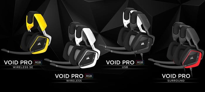Corsair Void Pro headset choices