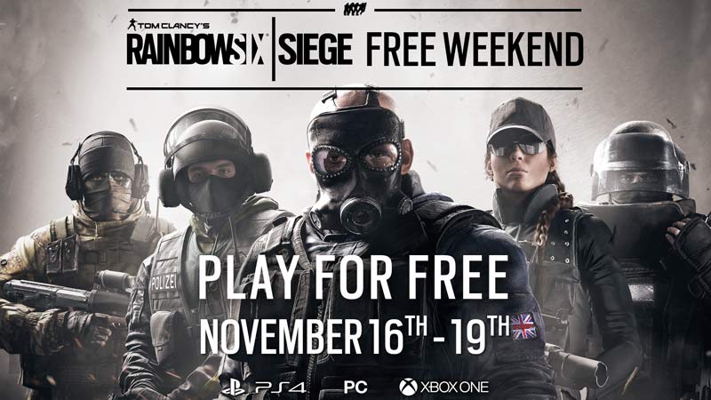Rainbow Six Siege free play weekend