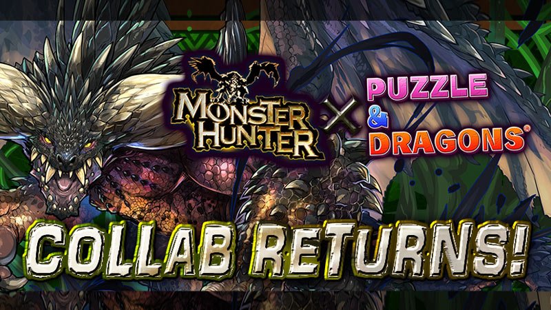 Monster Hunter returns to Puzzle & Dragons today