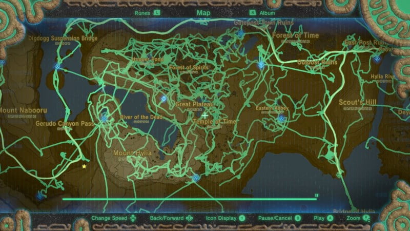 Breath of the Wild Hero's Path