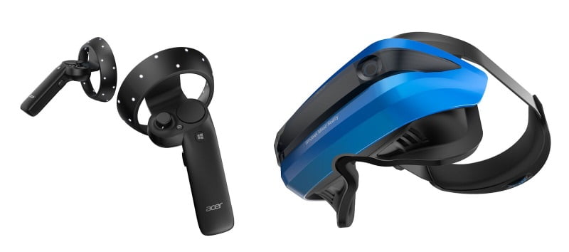 Acer Mixed Reality Headset plus motion controllers