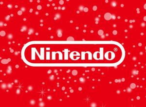Nintendo logo snow