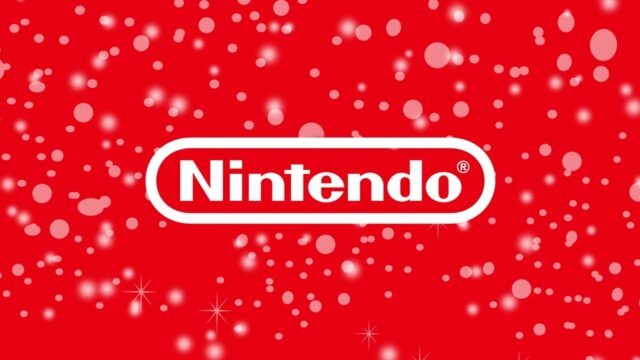 Nintendo logo snow