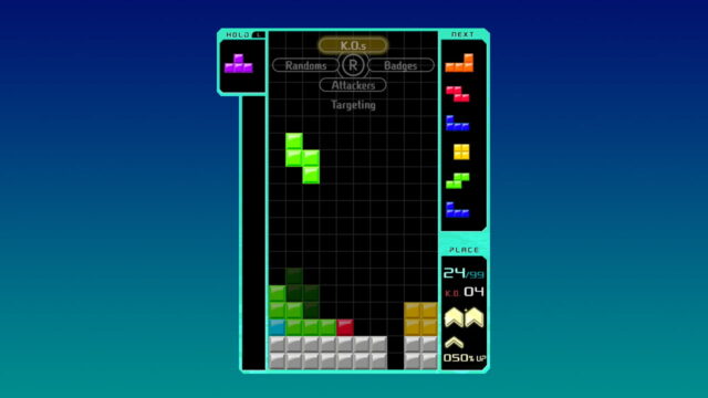 Tetris 99 - targeting