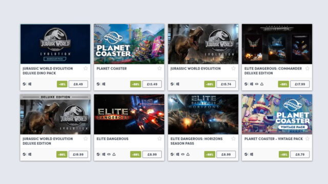 Humble Frontier Developments sale April 2019
