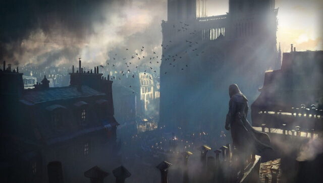 Ubisoft Notre-Dame Assassins Creed Unity concept art