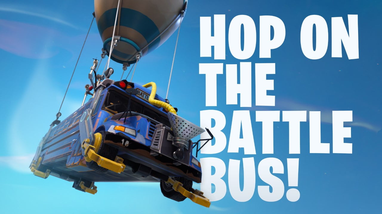 Fortnite battle bus