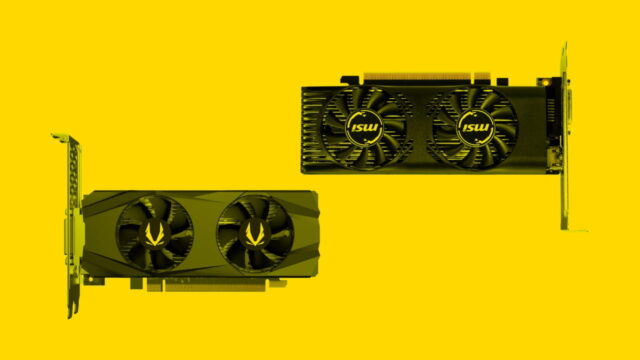 low-profile GTX 1650 graphics cards Zotac MSI