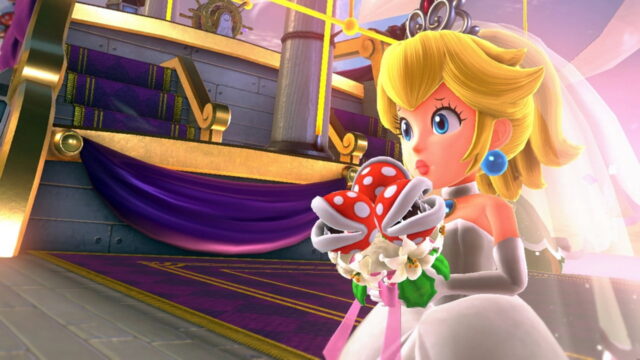 Princess Peach wedding