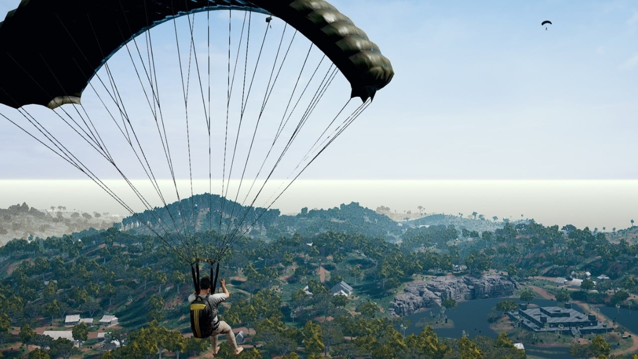 PUBG parachute