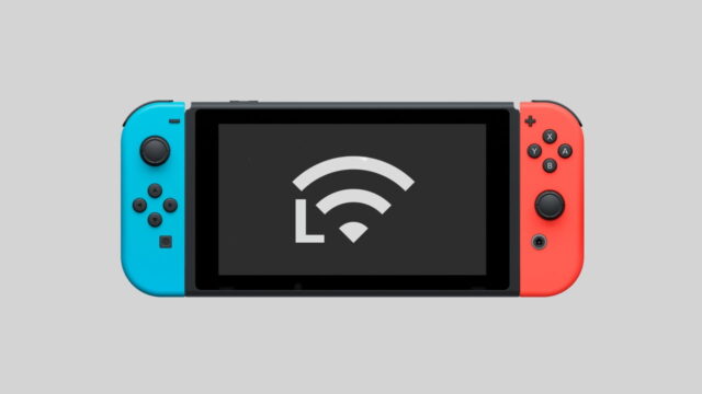 Nintendo Switch L character Wi-Fi symbol