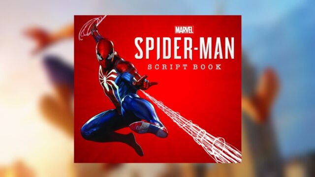 marvel's spider-man script book