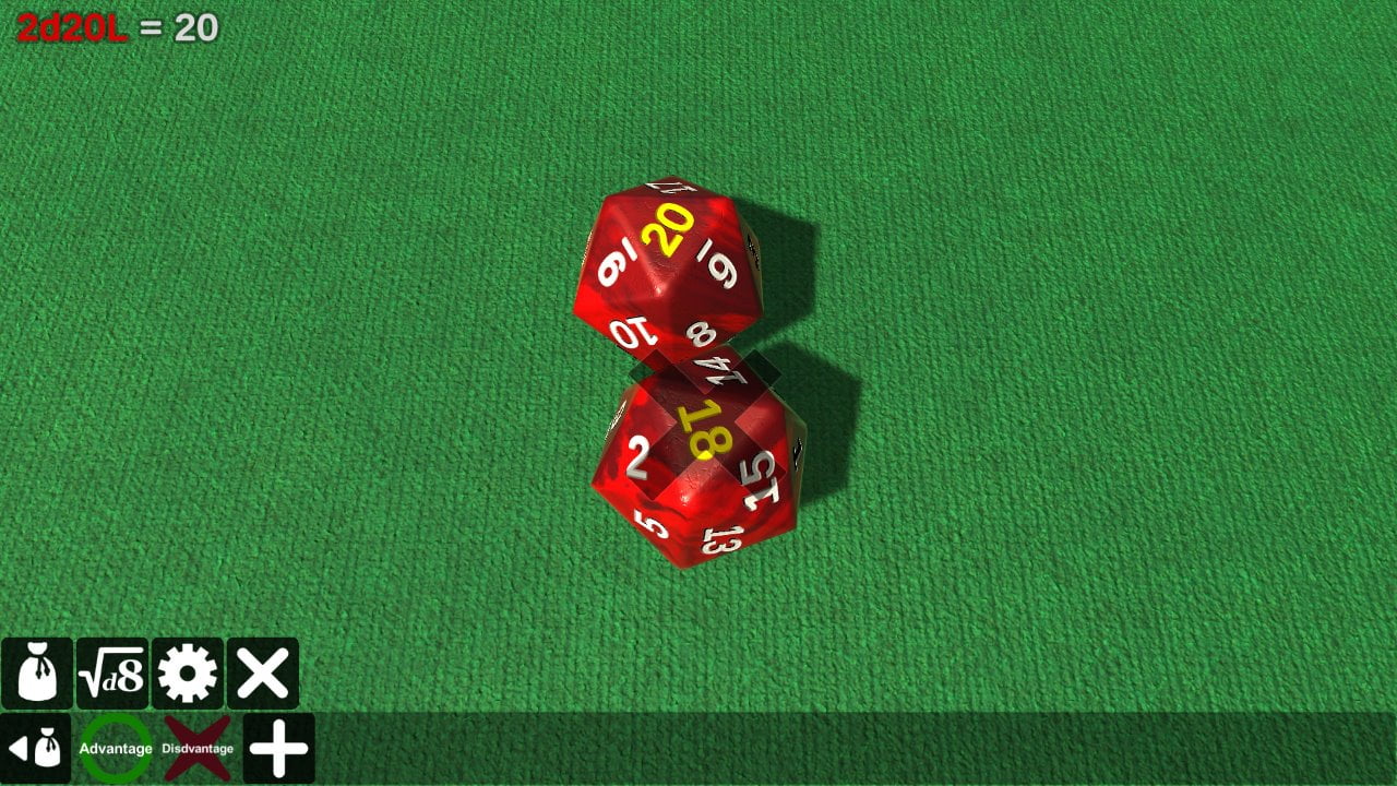 sophie's dice green background
