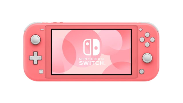 Nintendo Switch Lite coral pink