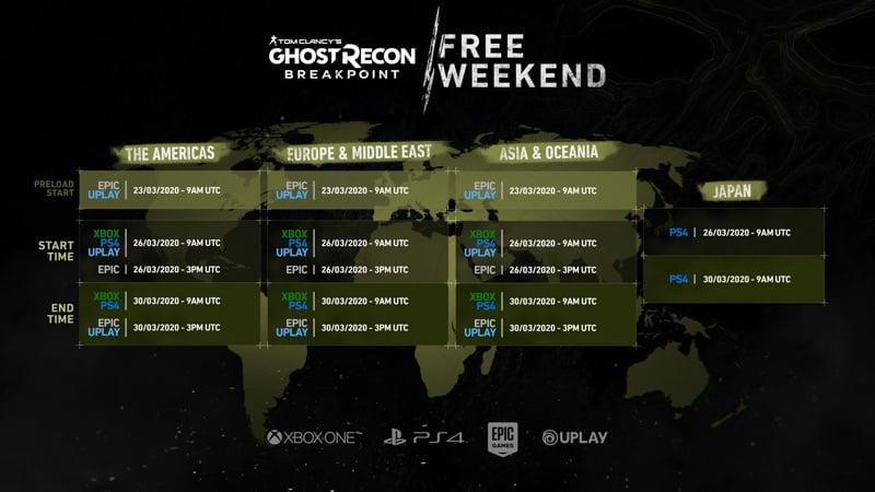 Ghost Recon Breakpoint free weekend