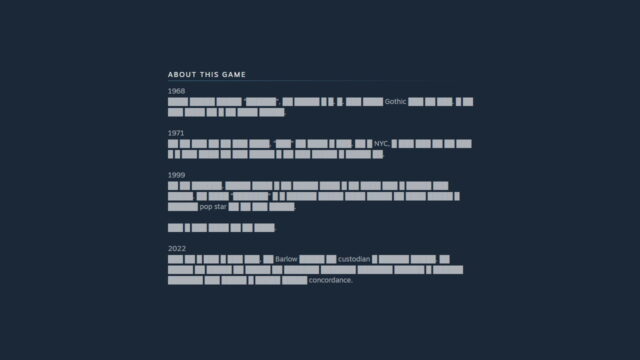 Sam Barlow latest game redacted