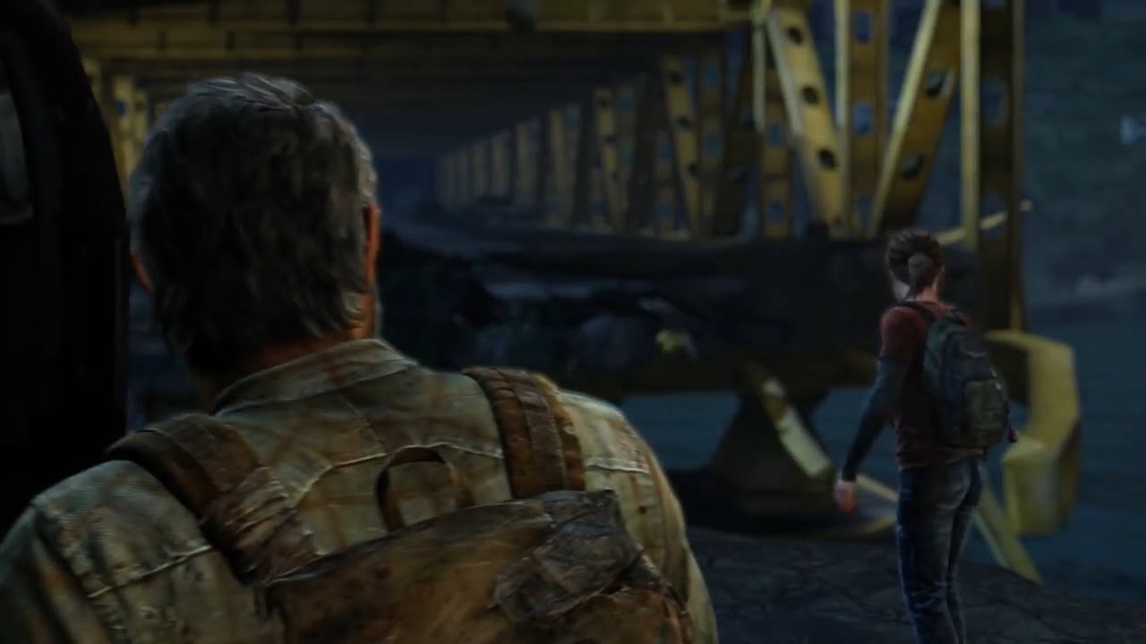 The Last of Us Joel Ellie broken bridge