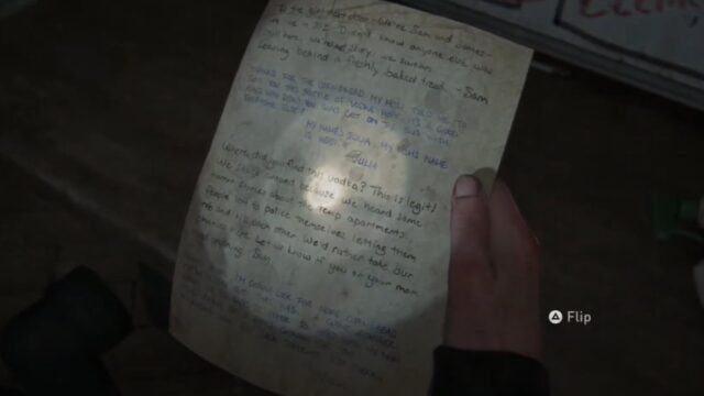 The Last of Us Part II apartment 302 safe code note