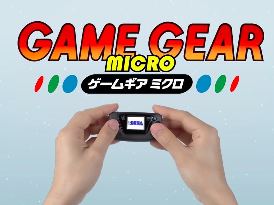 Sega announces the Game Gear Micro