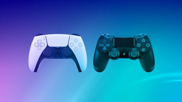 PlayStation 5 - DualShock 4 and DualSense
