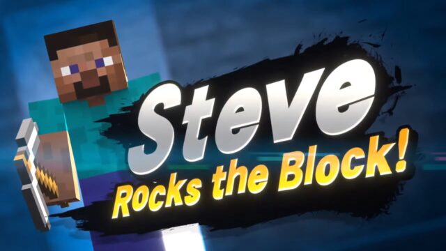 Minecraft Steve Super Smash Bros Ultimate