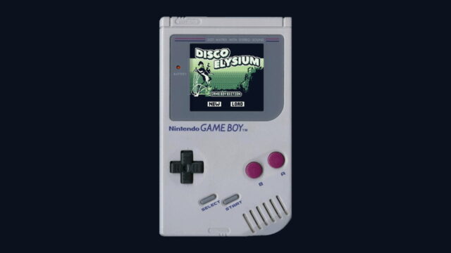 Disco Elysium is ported to the Nintendo Game Boy