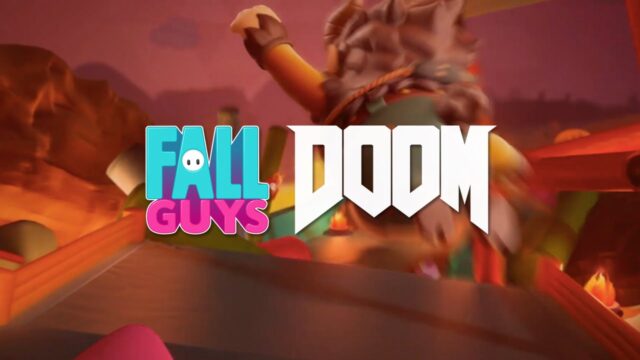 Fall Guys x Doom crossover