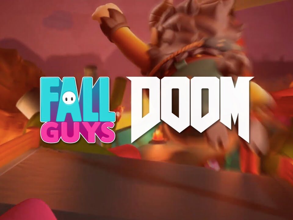 Fall Guys x Doom crossover