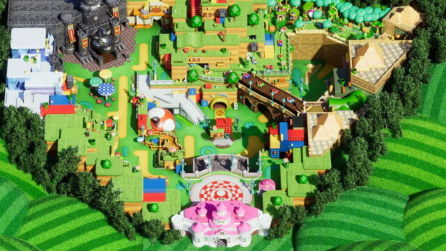 Super Nintendo World map
