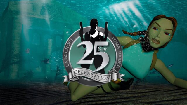 Tomb Raider 25th anniversary logo