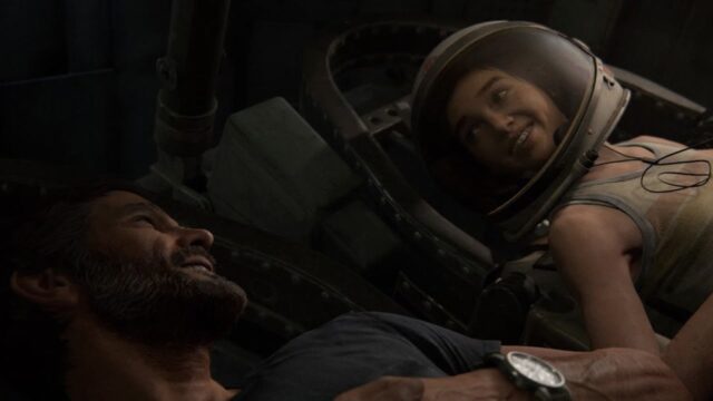 The Last of Us Part II Joel Ellie happy