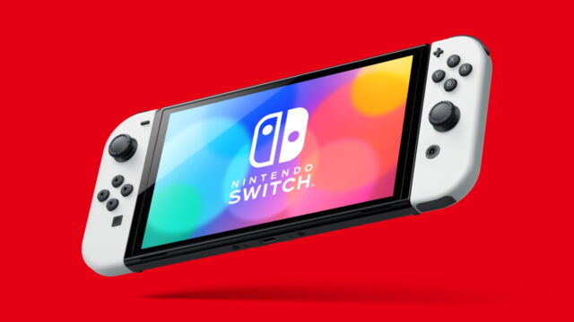Nintendo Switch OLED Model handheld