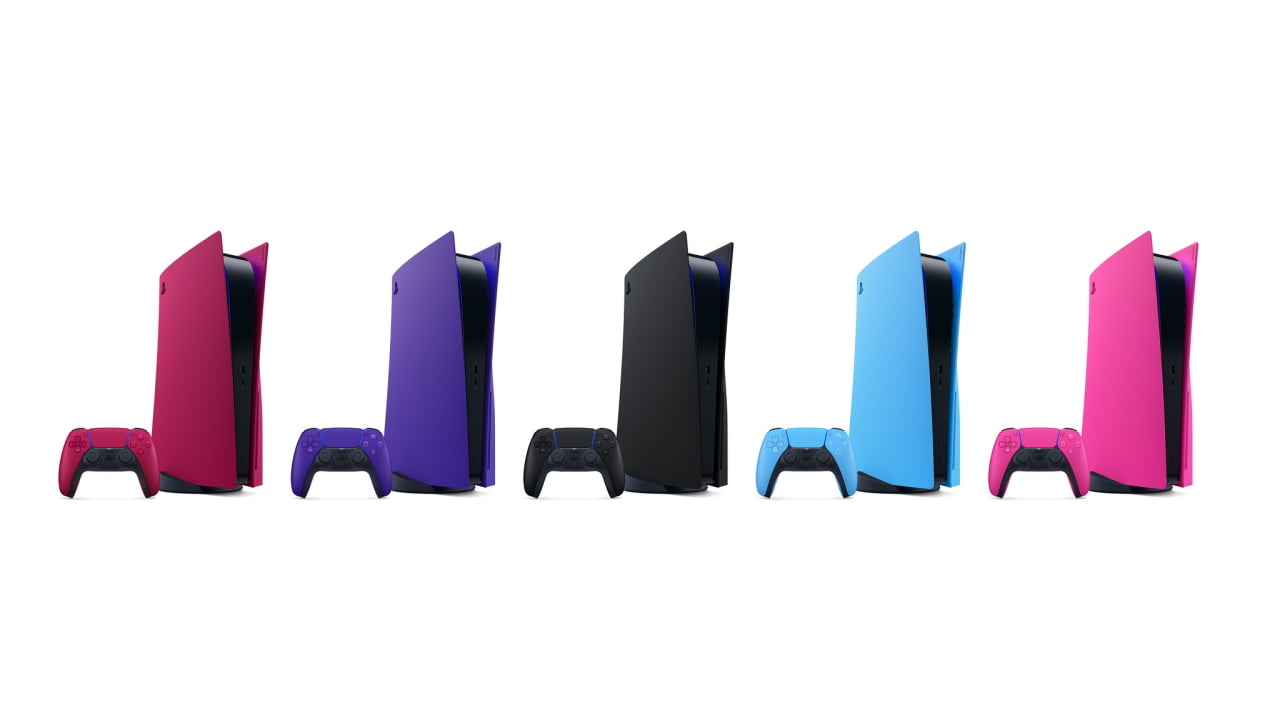 coloured faceplates PlayStation 5