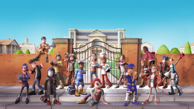 Two Point Campus key art