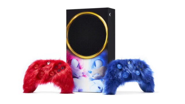 furry xbox controller sonic and knuckles