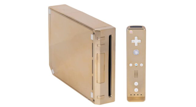 gold nintendo wii