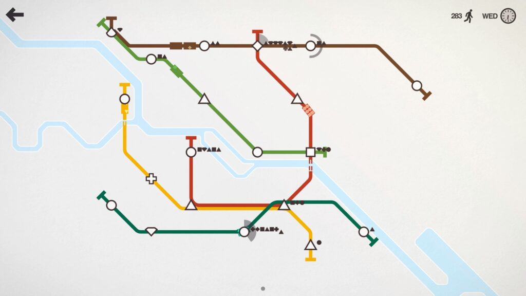Mini Metro screenshot - GDC 2023