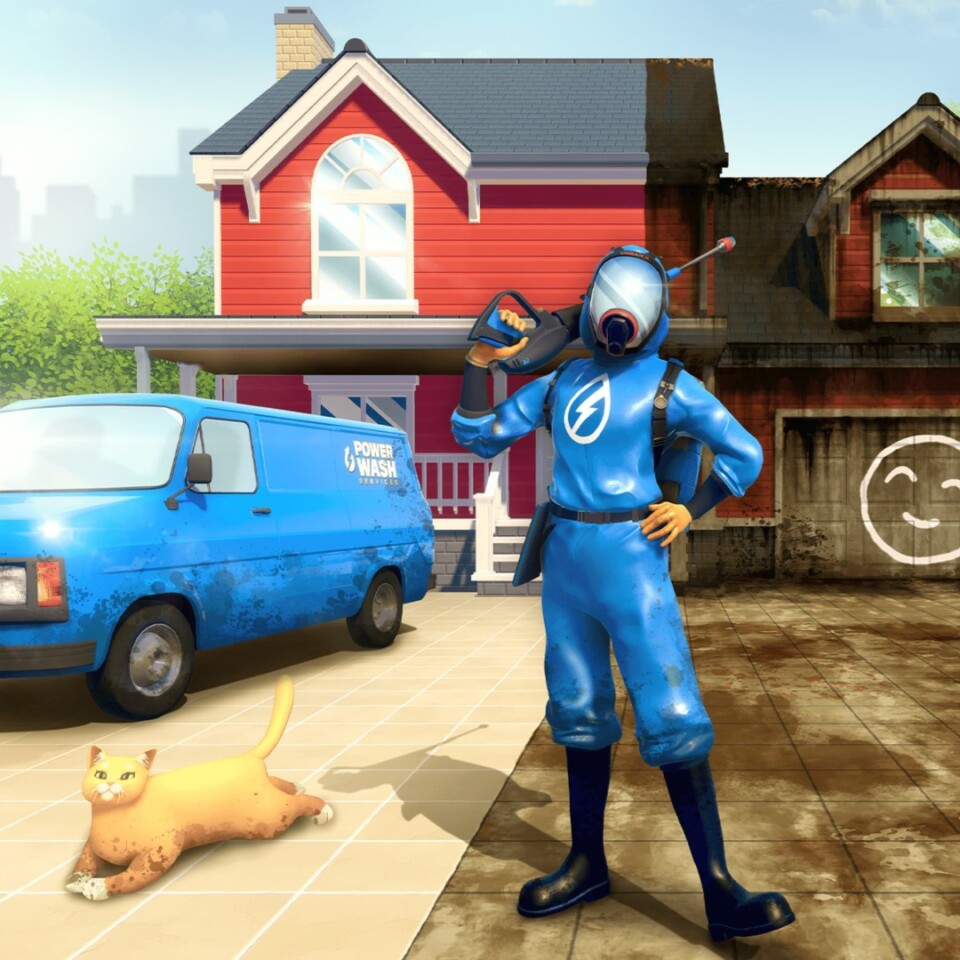 PowerWash Simulator key art
