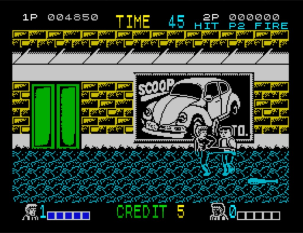 Double Dragon - ZX Spectrum Screenshot