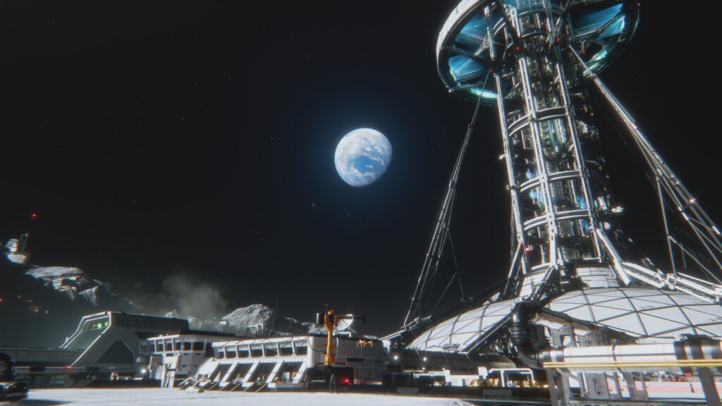 The moon in Pragmata